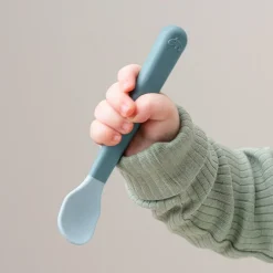 Foodie easy-grip baby spoon 3-pack - Blue