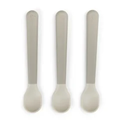 Foodie easy-grip baby spoon 3-pack - Sand