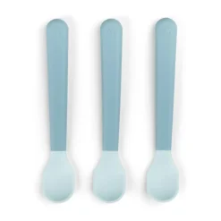 Foodie easy-grip baby spoon 3-pack - Blue