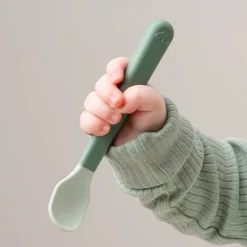 Foodie easy-grip baby spoon 3-pack - Green