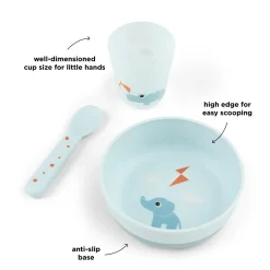 Foodie first meal set - Playground - Blue