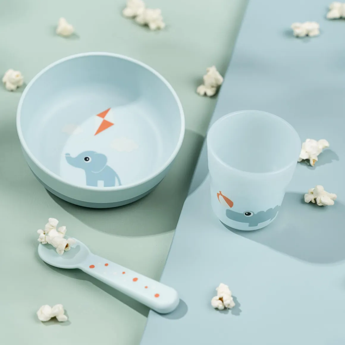 Foodie first meal set - Playground - Blue
