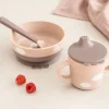 Foodie first meal set w/suction - Happy clouds - Powder