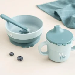 Foodie first meal set w/suction - Elphee - Blue