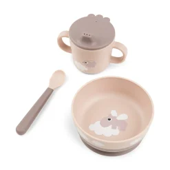 Foodie first meal set w/suction - Happy clouds - Powder