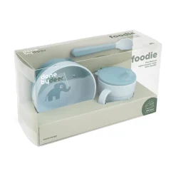 Foodie first meal set w/suction - Elphee - Blue