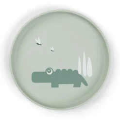 Foodie plate - Croco - Green
