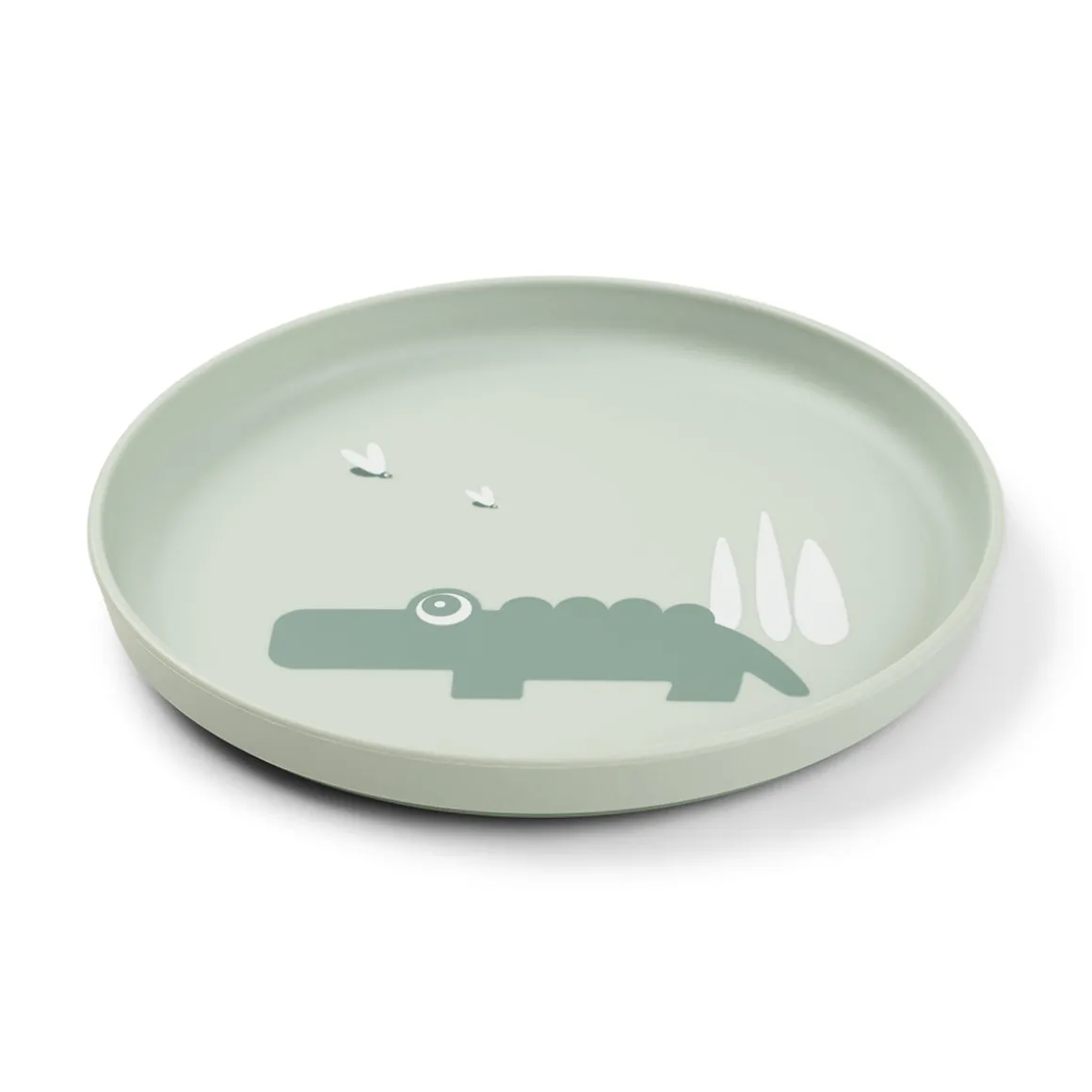 Foodie plate - Croco - Green