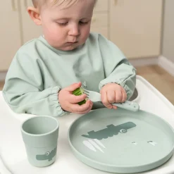 Foodie plate set - Croco - Green