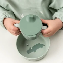 Foodie spout cup - Happy dots - Green
