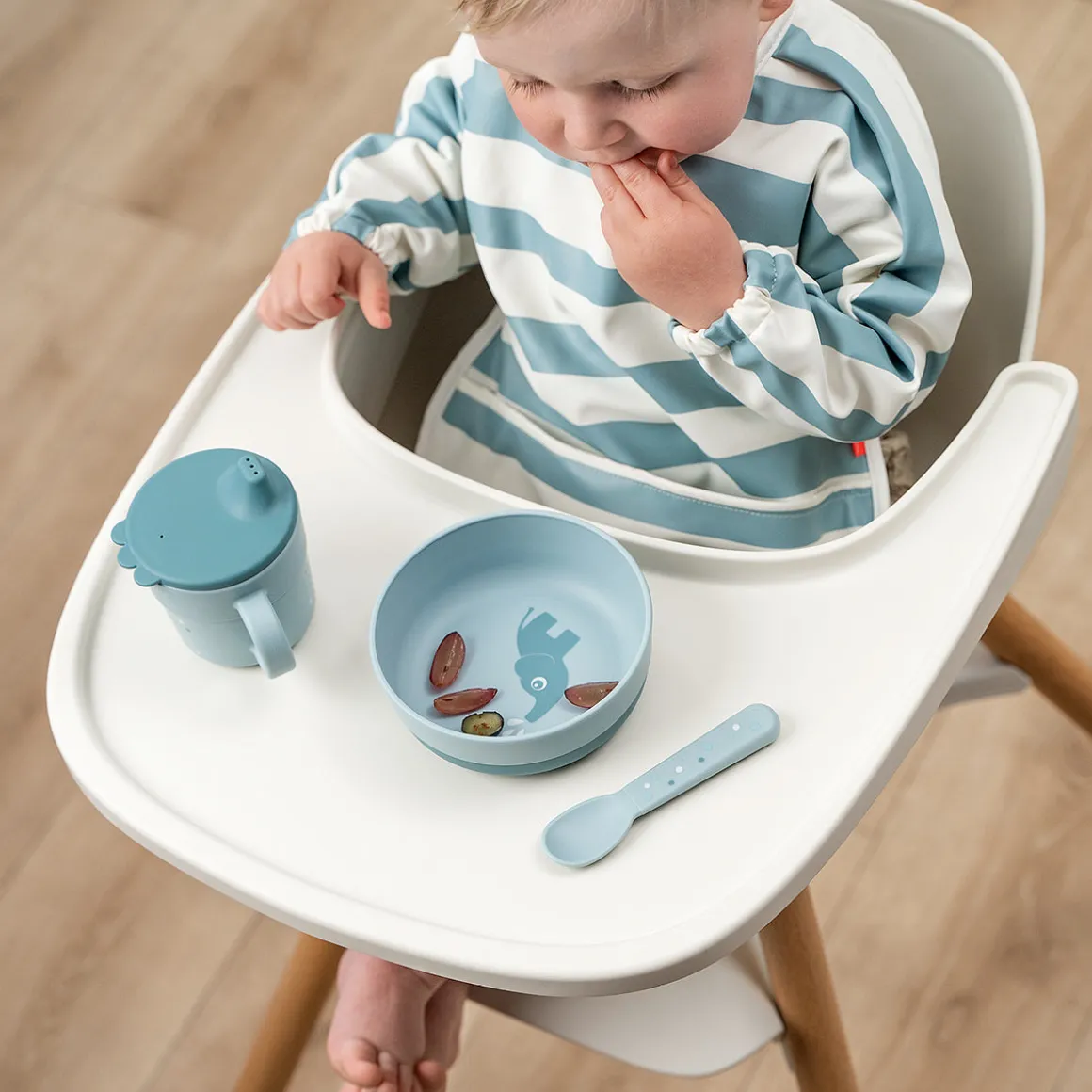 Foodie spout cup - Happy dots - Blue