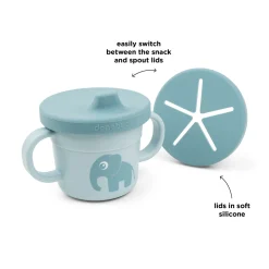 Foodie spout/snack cup - Elphee - Blue