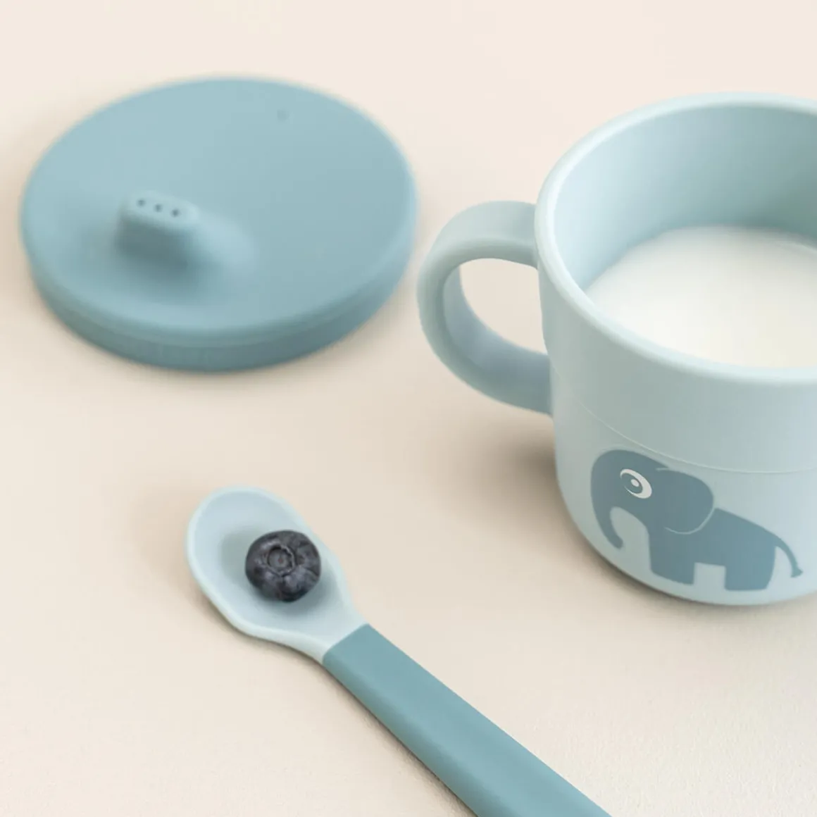 Foodie spout/snack cup - Elphee - Blue