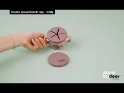 Foodie spout/snack cup - Wally - Powder
