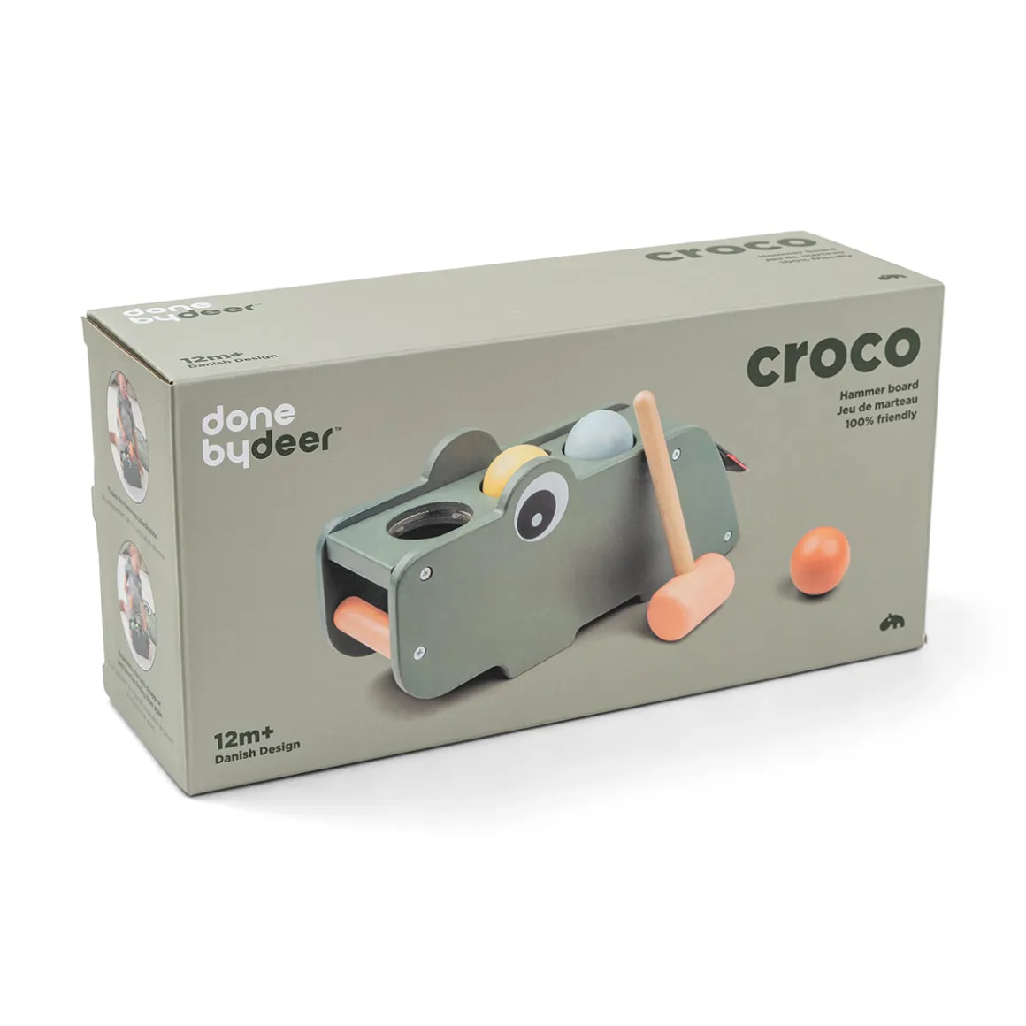 Hammer board - Croco - Green