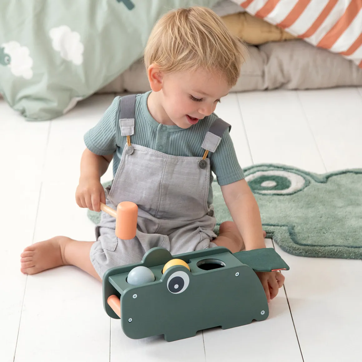 Hammer board - Croco - Green