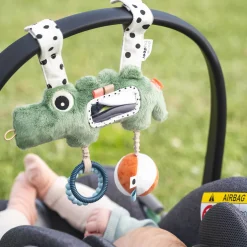 Hanging activity toy - Croco - Green