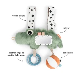 Hanging activity toy - Croco - Green