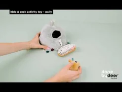 Hide & Seek activity toy - Wally - Blue
