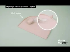High edge silicone placemat - Elphee - Sand