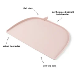 High edge silicone placemat - Elphee - Powder