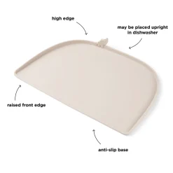 High edge silicone placemat - Elphee - Sand