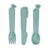 Kiddish cutlery set - Deer friends - Blue