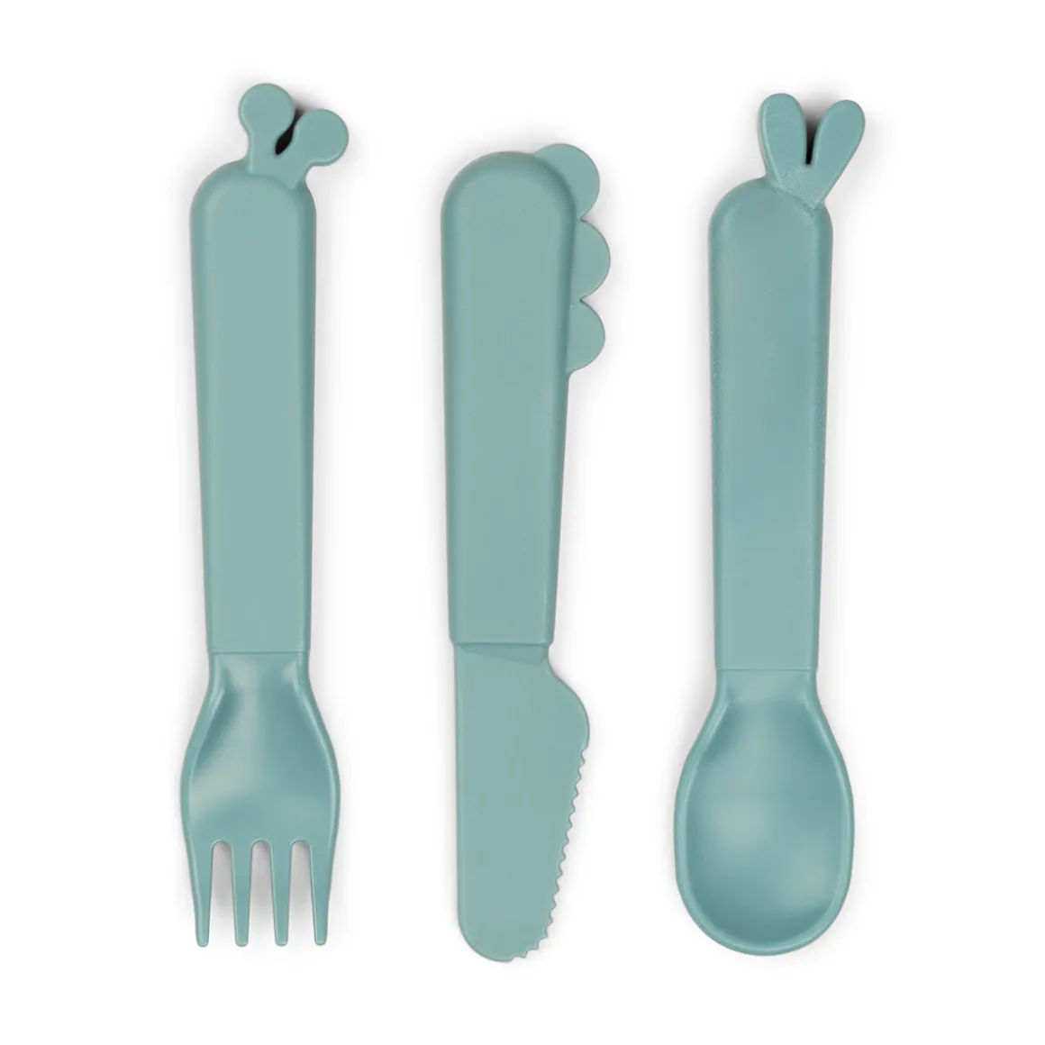 Kiddish cutlery set - Deer friends - Blue