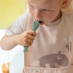 Kiddish cutlery set - Deer friends - Green