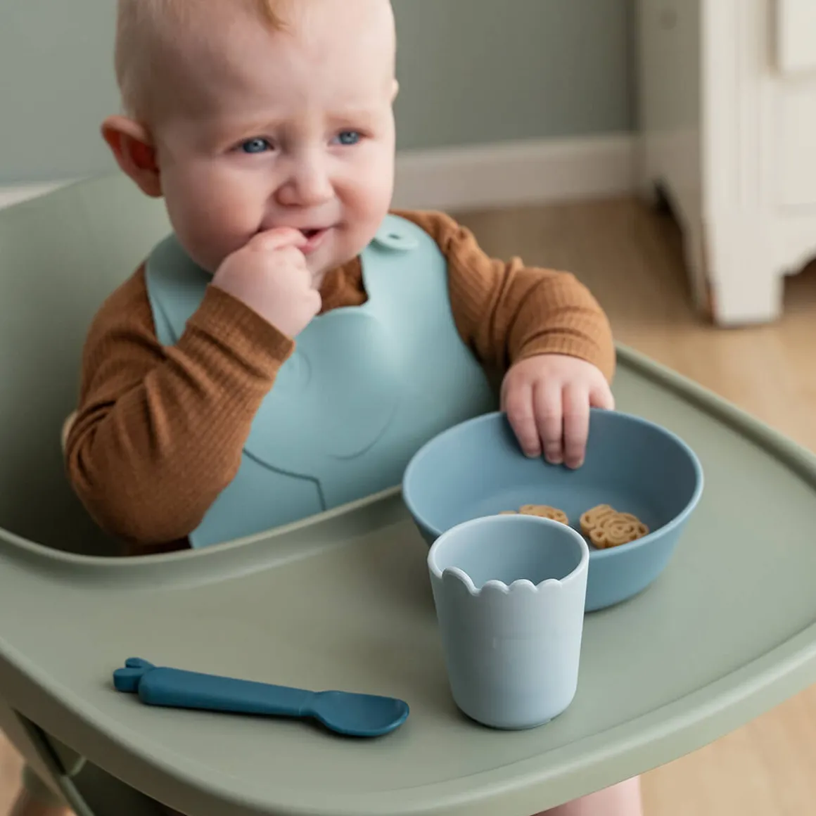 Kiddish first meal set - Blue