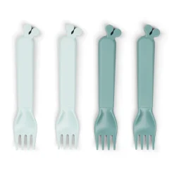 Kiddish fork 4-pack - Raffi - Blue