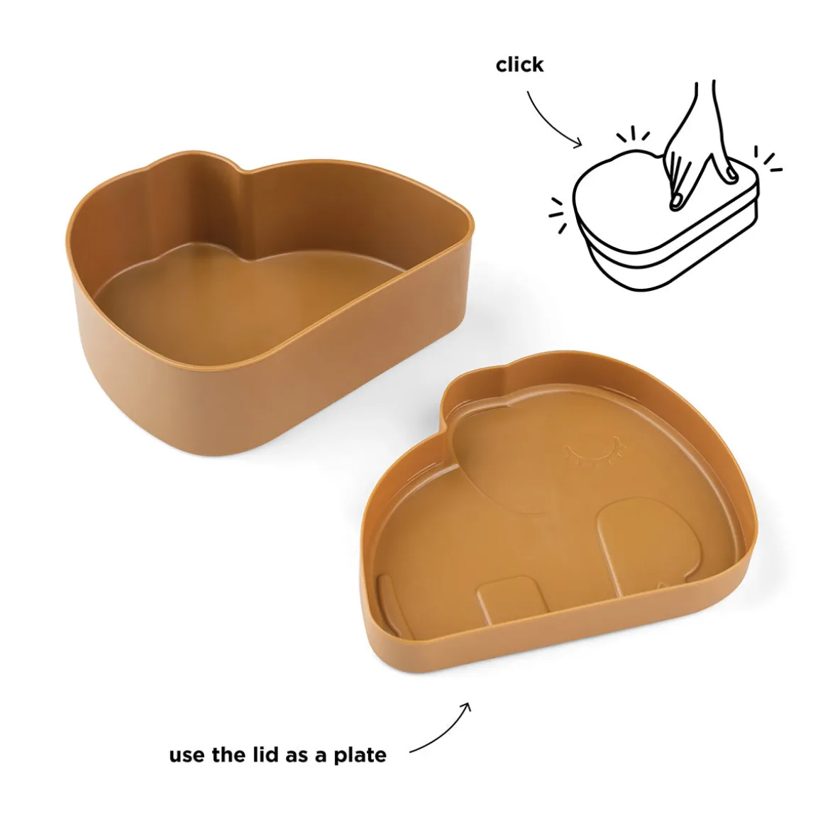 Kiddish lunch box - Elphee - Mustard