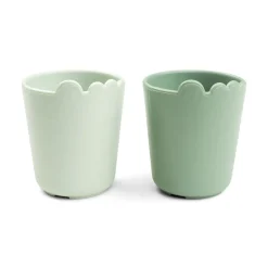 Kiddish mini mug 2-pack - Croco - Green