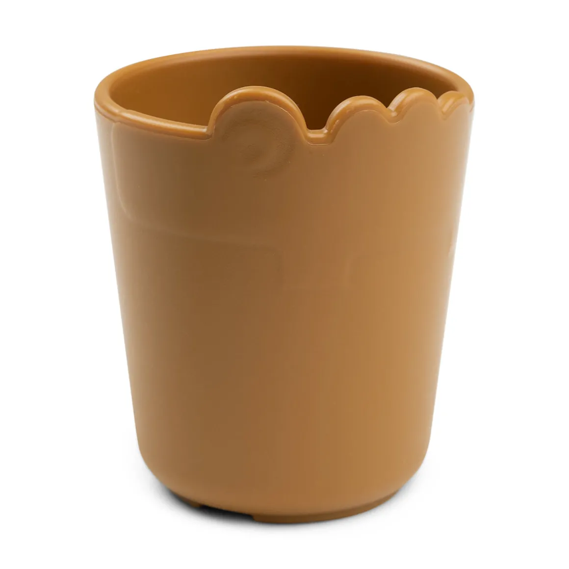 Kiddish mini mug 2-pack - Croco - Mustard