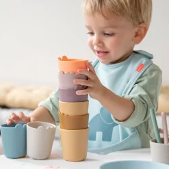 Kiddish mini mug 2-pack - Croco - Blue