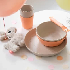 Kiddish spoon 4-pack - Lalee - Sand/Coral