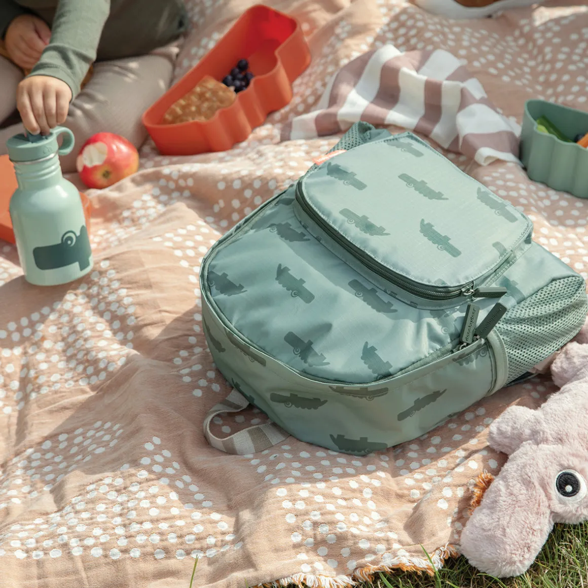 Kids backpack - Croco - Green - 5 L