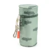 Kids insulated bottle holder - Croco - Green