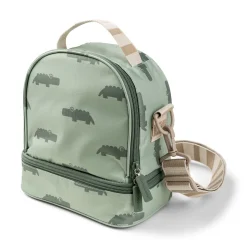 Kids insulated lunch bag - Croco - Green