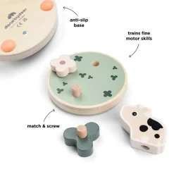 Match & screw toy - Dotti - Colour mix