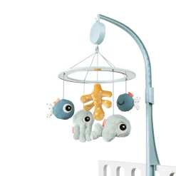 Musical mirror mobile - Sea friends - Blue