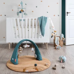 Musical mirror mobile - Sea friends - Blue
