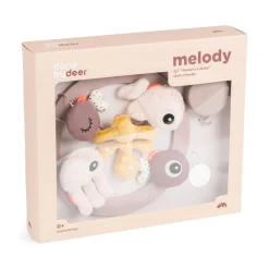 Musical mirror mobile - Sea friends - Powder