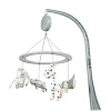 Musical mirror mobile - Sleepy - Grey