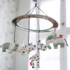 Musical mirror mobile - Sleepy - Blue