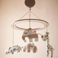 Musical mirror mobile - Sleepy - Powder