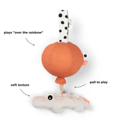 Musical toy Happy clouds - Croco - Powder