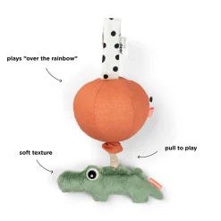 Musical toy Happy clouds - Croco - Green