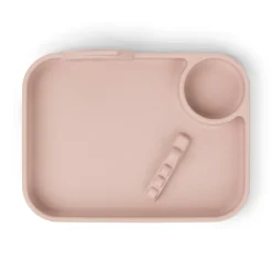 Peekaboo compartment plate - Deer friends - Powder
