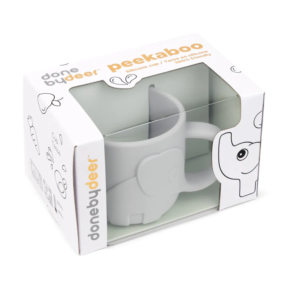 Peekaboo cup - Elphee - Grey